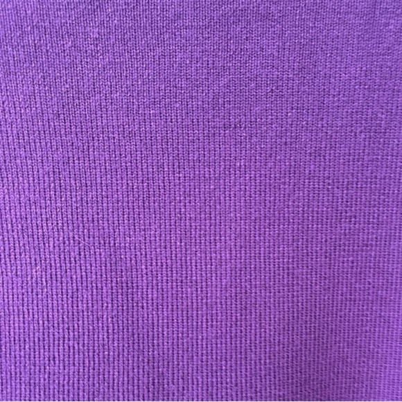 Area Stars NWT Puff Long Sleeve Knit Midi Dress in Purple Size Small - Picture 8 of 12